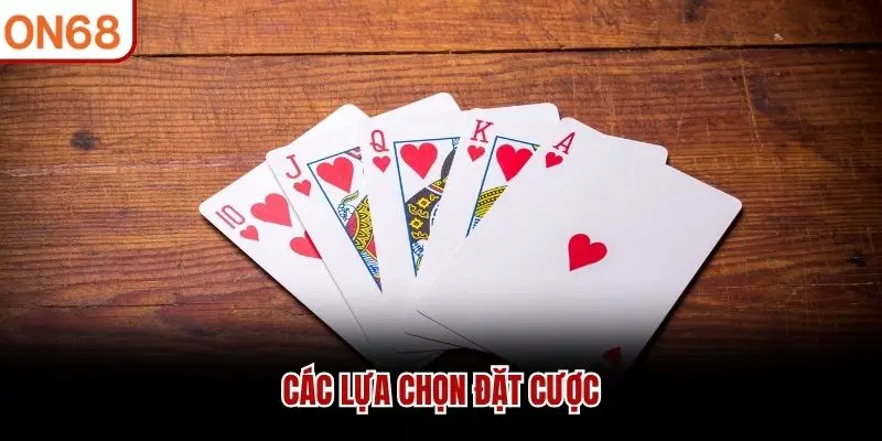 Các lựa chọn đặt cược